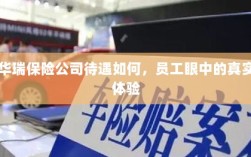 华瑞保险公司员工待遇真实体验分享