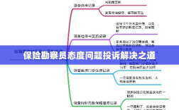保险勘察员态度问题投诉解决策略与途径