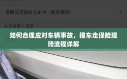 车辆事故应对指南，撞车走保险理赔流程详解