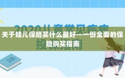 关于孩子保险购买指南，如何选择最佳保险方案