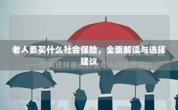 全面解读与选择建议，老年人应购买的社会保险种类解析