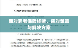 养老保险中断危机，应对策略与解决方案探讨