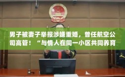 男子被妻子举报涉嫌重婚，与情人在同一小区共同养育子女案移交检方处理