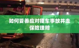 撞车事故应对指南，保险理赔流程详解