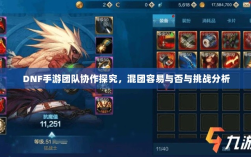 DNF手游团队协作探究，混团容易与否与挑战分析