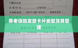 养老保险卡片类型与管理概述