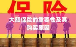 大额保险的重要性与购买原因探究