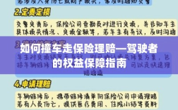 驾驶者指南，撞车后如何走保险理赔流程保障自身权益