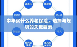 中年养老保险选择与规划的关键要素解析