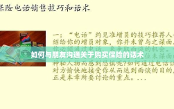 如何与朋友沟通购买保险的技巧与话术