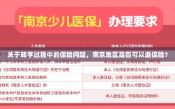 南京地区转学过程中的保险问题及保险退换情况解析