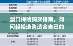澳门保险购买指南，轻松选购适合自己的保险产品