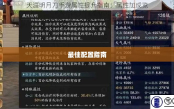 天刀手游伙伴搭配策略与最佳配置指南