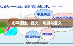 太平保险，定义、功能及其重要意义