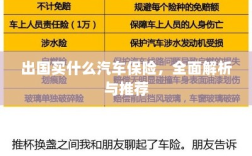 全面解析与推荐，出国应该购买哪些汽车保险？