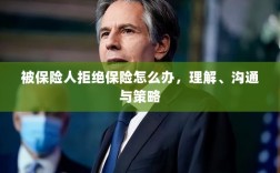 被保险人拒绝保险的处理之道，理解、沟通与策略