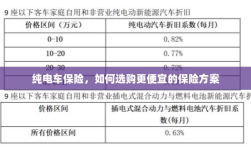 纯电车保险，如何挑选更经济的保险方案？