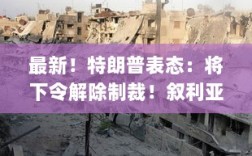 特朗普最新表态，解除制裁，叙利亚展现欢迎态度