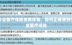 失业医疗保险缴费详解，正确缴纳失业医疗保险的步骤与指南