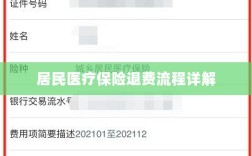 居民医疗保险退费流程全面解析