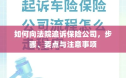 追诉保险公司指南，步骤、要点与注意事项解析