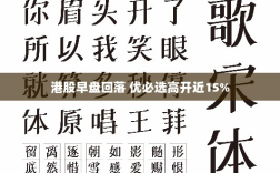 港股早盘回落背景下的优必选高开近15%分析