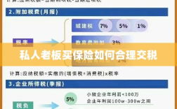 私人老板购买保险如何合理税务规划