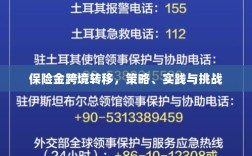 保险金跨境转移，策略实施、实践探索与面临的挑战