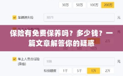 保险免费保养详解，费用及常见问题解答