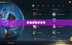 LOL手游英雄全解析，英雄荟萃与策略多样性