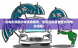 纯电车保险价格优势详解，如何选购更经济实惠的保险方案？