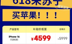 苏宁易购iPhone 16 Pro首度参与国补，起价低至5499元！