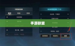 手游联盟高级设置指南，解锁最佳游戏体验的秘诀