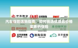 汽车保险选购指南，如何挑选优质且实惠的保险方案？