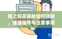 网上保险续保攻略，便捷操作及注意事项