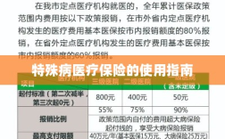 特殊病医疗保险使用指南详解