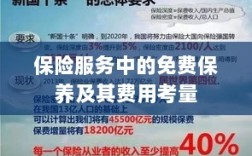 保险服务中的免费保养费用深度解析