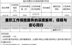 兼职工作保险服务深度解析，保障与安心同行的重要性