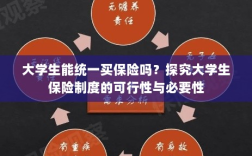 大学生保险制度探究，统一购买保险的可行性与必要性分析