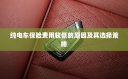 纯电车保险费用较低的原因与选择策略解析