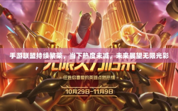 手游联盟持续繁荣，当下热度未减，未来展望无限光彩