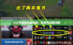 LOL手游鬼书全攻略，名称与功能详解