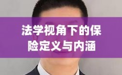 法学视角下的保险定义与内涵解析