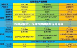 四川保险探秘，种类与保障内容全解析