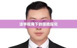 法学视角下的保险探究研究