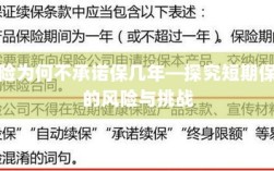 探究短期保险的风险与挑战，为何保险不承诺保几年？
