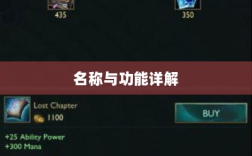 LOL手游鬼书揭秘，名称与功能详解