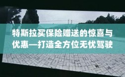 特斯拉保险优惠，全方位无忧驾驶体验赠送惊喜