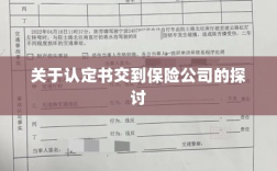 认定书交到保险公司的处理流程探讨