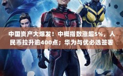 投资早参，中国资产大爆发，中概指数涨超5%，华为与优必选签署全面合作协议